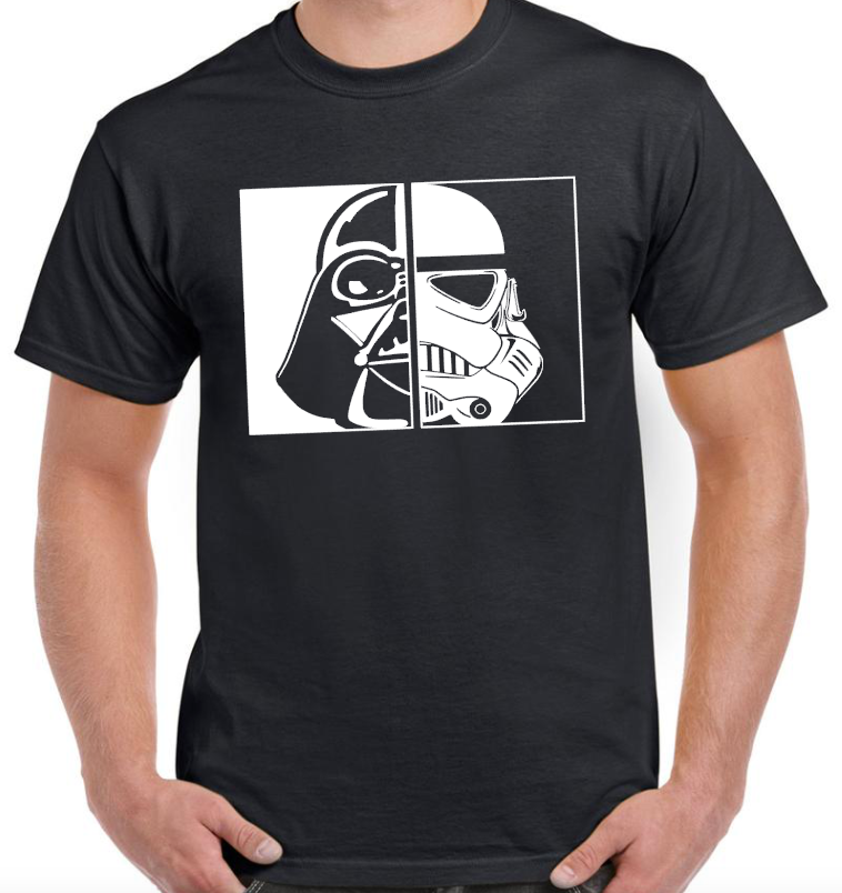 T-shirt STAR WARS avec DARK VADOR et STORMTROOPER