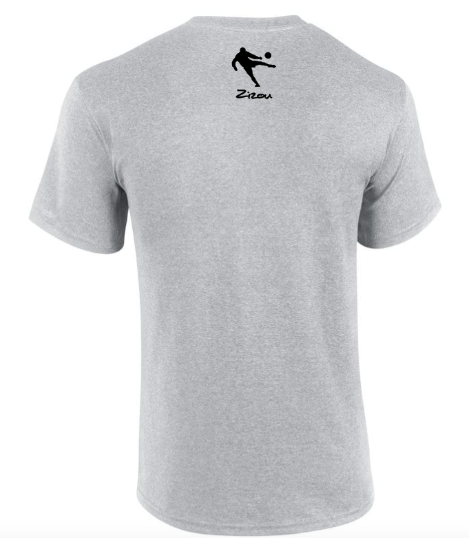 T-shirt with ZINEDINE ZIDANE, ZIZOU