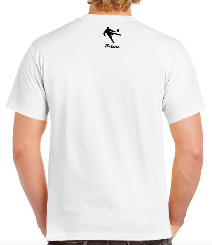 T-shirt with ZINEDINE ZIDANE, ZIZOU