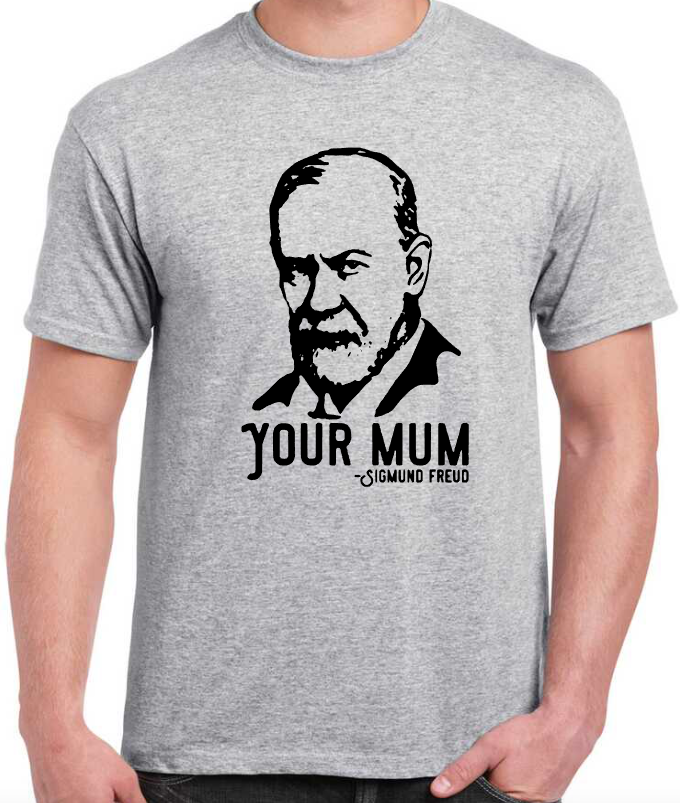 T-shirt avec SIGMUND FREUD, YOUR MUM