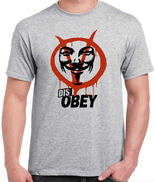 T-shirt  V FOR VENDETTA, DISOBEY