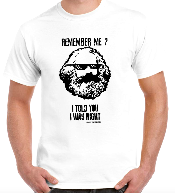 T-shirt avec KARL MARX, REMEMBER ME ?