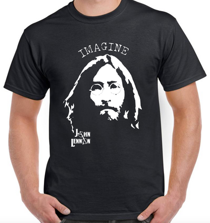 T-shirt avec JOHN LENNON, IMAGINE