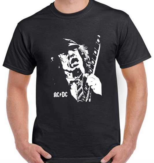 T-shirt with ANGUS YOUNG, AC/DC