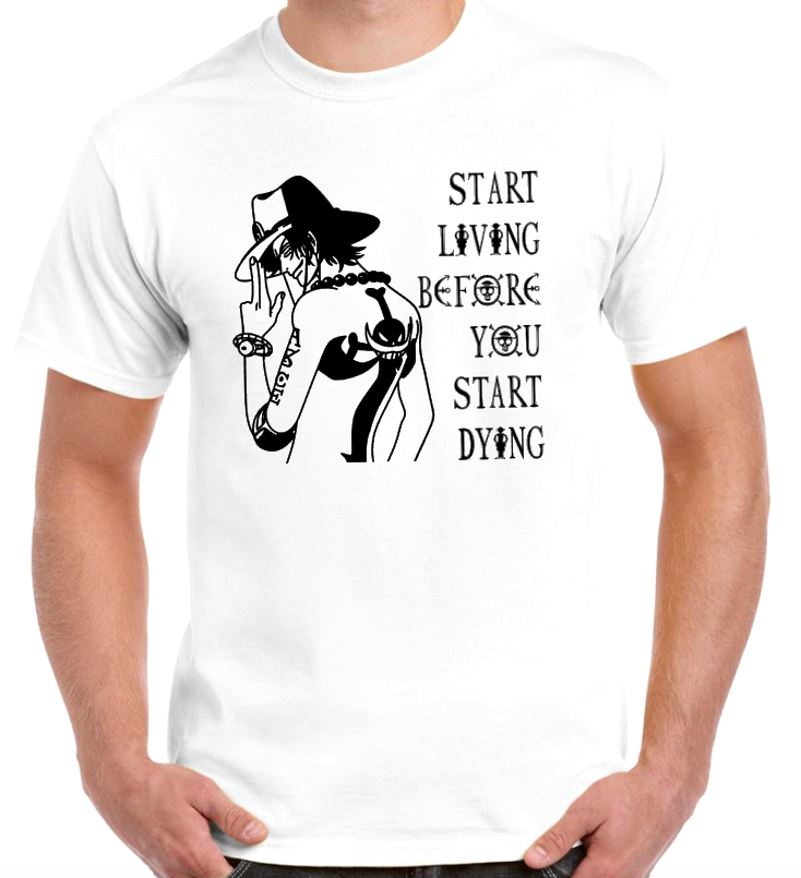 T-shirt with PORTGAS D. ACE, ONE PIECE