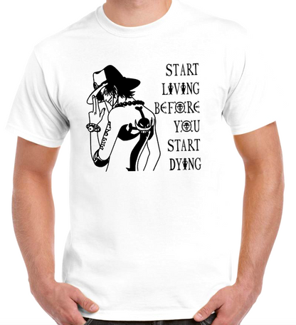 T-shirt with PORTGAS D. ACE, ONE PIECE