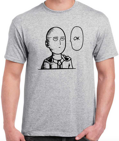 T-shirt with SAITAMA, ONE PUNCH MAN