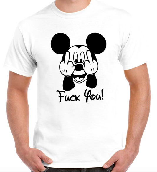 T-shirt avec MICKEY, "FUCK YOU"